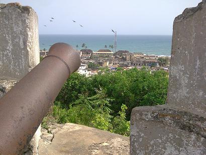 Het uitzicht vanaf Fort Victoria